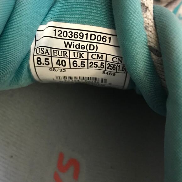 Brooks Glycerin 20 Womens 8.5 Wide Shoes Oyster Latigo Bay Coral Neutral Running - Picture 6 of 7